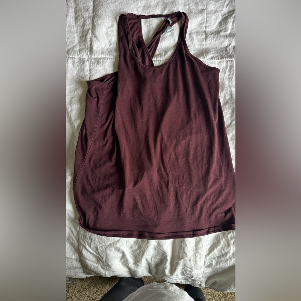 Athleta Burgundy Tank Top